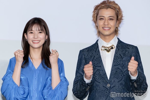 「君の顔では泣けない」公開後御礼舞台挨拶に出席した芳根京子、高橋海人（C）モデルプレス