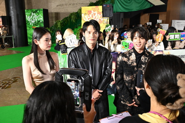 グリーンカーペット『WIND BREAKER／ウィンドブレイカー』完成披露　©にいさとる／講談社 ©2025「WIND BREAKER」製作委員会