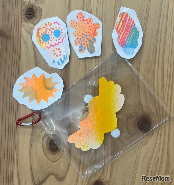 子供たちが制作するアートステッカー