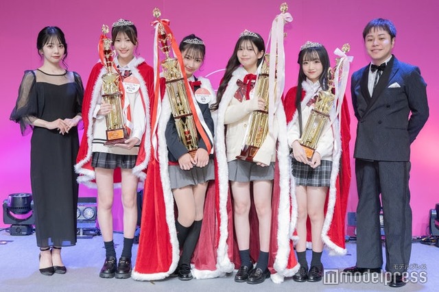 増田彩乃、あいささん、ほのさん、なんりさん、ももにゃんさん、井上裕介（C）モデルプレス