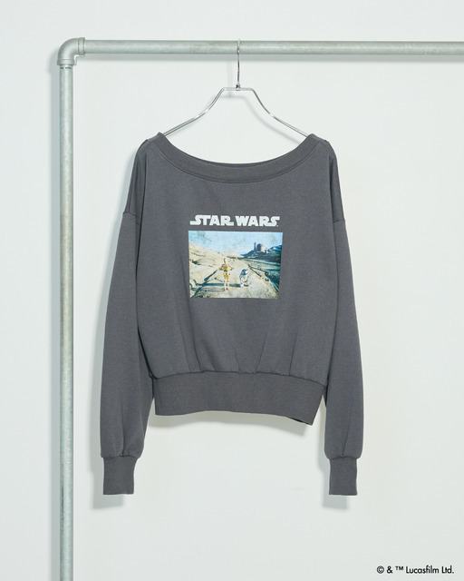 STAR WARS/オフショルスウェット　￥4,990