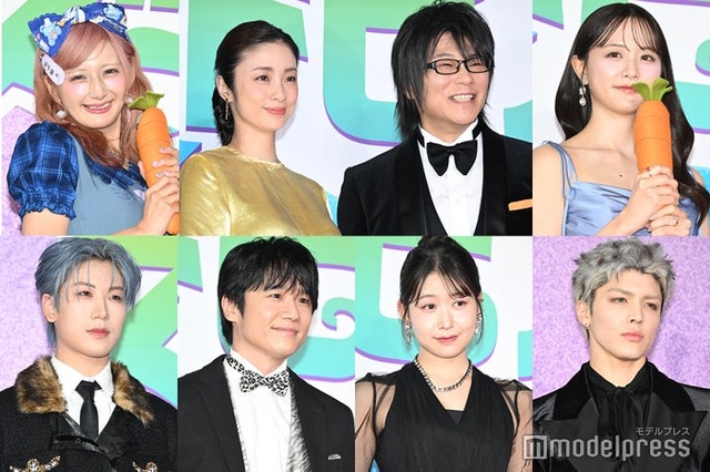 （上段左から）しなこ、上戸彩、森川智之、森香澄（下段左から）HAYATO／MAZZEL、風間俊介、MOMONA／ME:I、MAKI／&TEAM（C）モデルプレス