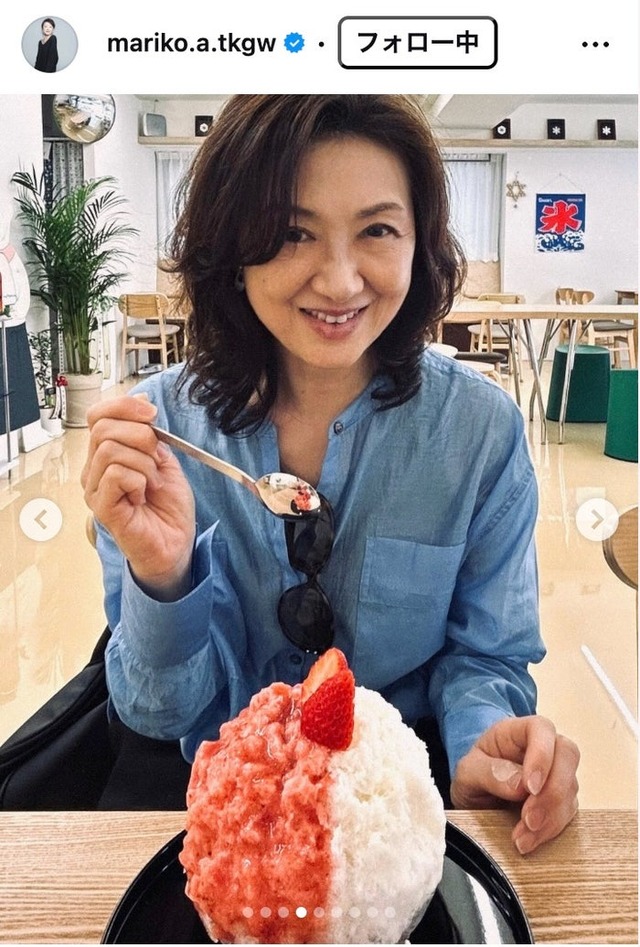 赤間麻里子Instagramより