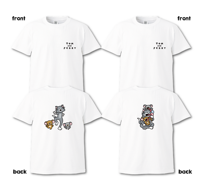 Happyくじ「TOM and JERRY FUNNY ART!」B賞コラボレーションTシャツ