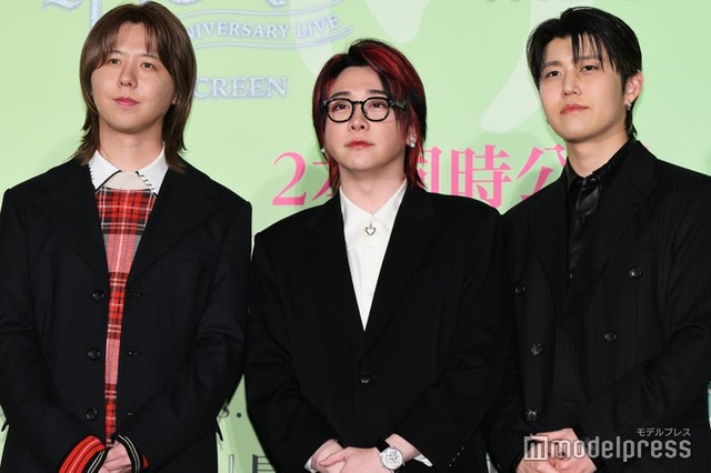 「MGA MAGICAL 10 YEARS SPECIAL GREETING ＆ CINEMA VIEWING ENCORE」舞台挨拶に出席したMrs. GREEN APPLE（C）モデルプレス