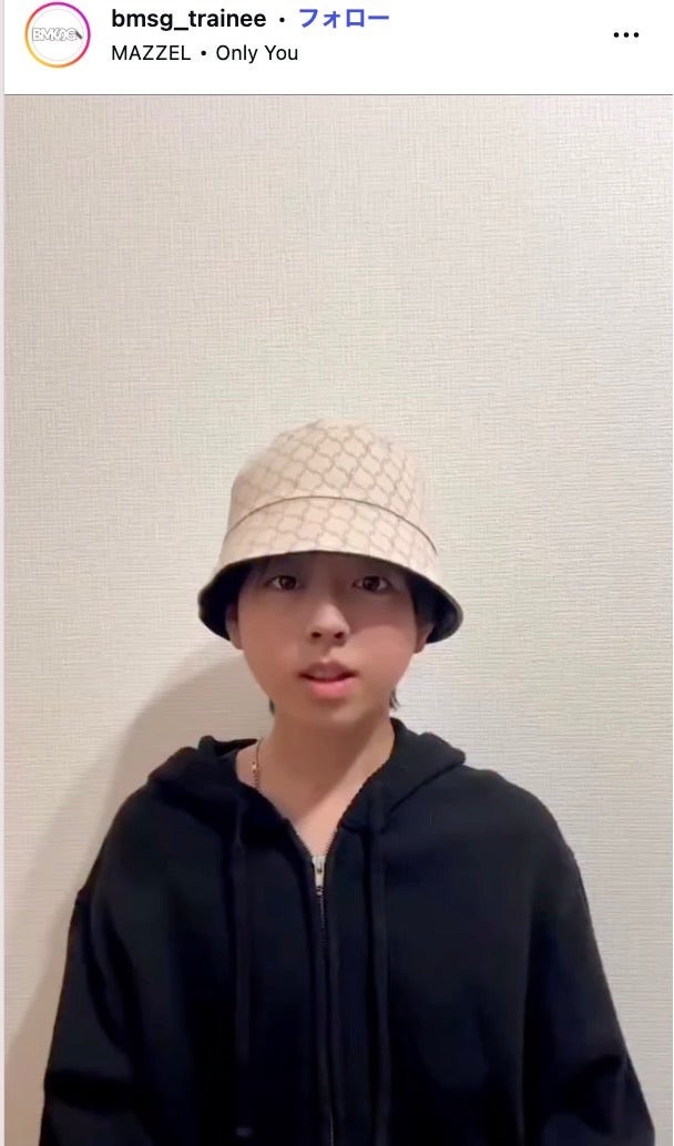 RYOTO（リョウト）　 BMSG TRAINEE Instagramより