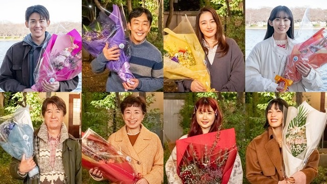 （上段左から）小瀧望、北村有起哉、仲間由紀恵、近藤華（下段左から）草刈正雄、阿川佐和子、小野花梨、石井杏奈（C）フジテレビ