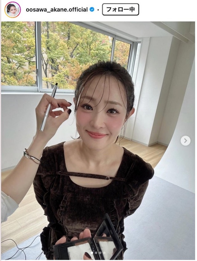 大沢あかねInstagramより