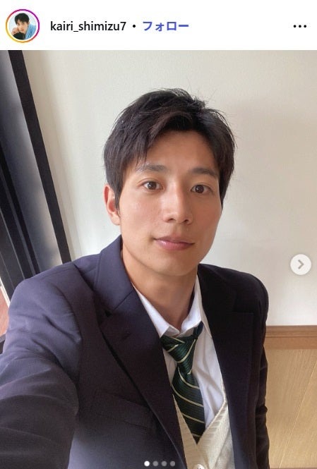 清水海李Instagramより