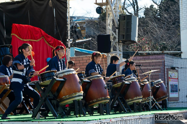 新春和太鼓演奏（過去のようす）