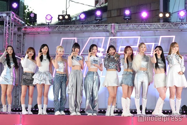 ME:I／MIU（櫻井美羽）、TSUZUMI（海老原鼓）、COCORO（加藤心）、SHIZUKU（飯田栞月）、RINON（村上璃杏）、MOMONA（笠原桃奈）、RAN（石井蘭）、KEIKO（清水恵子）、KOKONA（佐々木心菜）、AYANE（高見文寧）、SUZU（山本すず）（C）モデルプレス