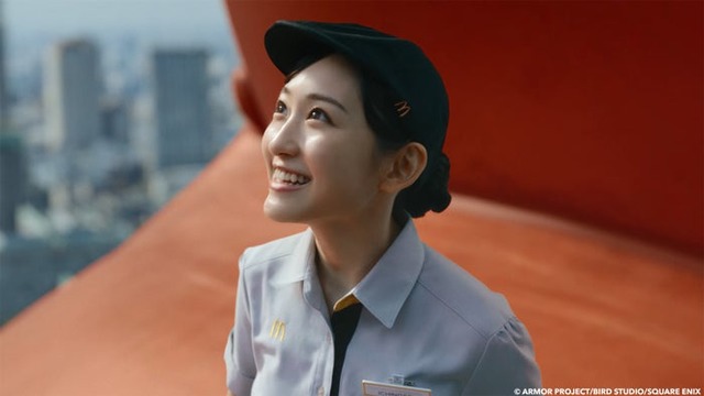 一ノ瀬美空／マクドナルド「ドラクエバーガー誕生」篇（C）乃木坂46LLC