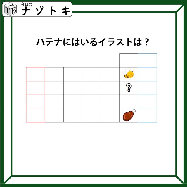 クイズです！「ハテナにはどんなイラストが入る？」マスの数と色がヒント！【2025年度クイズ・ベストセレクション】