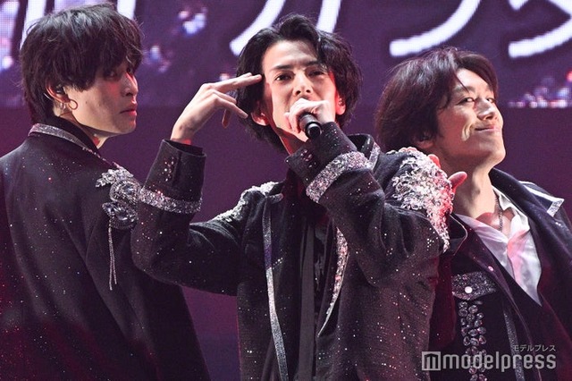 兵頭功海、渡邊圭祐、青柳塁斗「ハンサムライブ」ゲネプロ取材会（C）モデルプレス