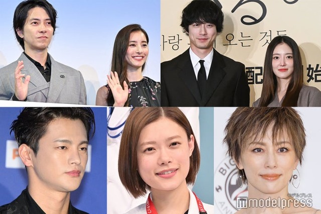 （上段左から）山下智久、新木優子、坂口健太郎、イ・セヨン（下段左から）ソ・イングク、杉咲花、米倉涼子（C）モデルプレス