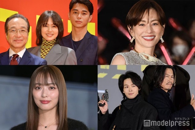 （上段左から）小日向文世、長澤まさみ、東出昌大、米倉涼子（下段左から）内田理央、中村倫也、豊川悦司（C）モデルプレス