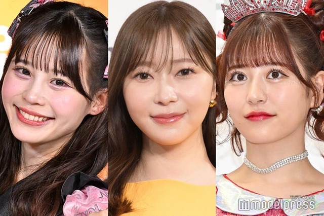 （左から）村川緋杏、指原莉乃、月足天音（C）モデルプレス