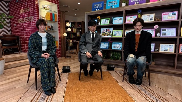 佐藤栞里、劇団ひとり、浮所飛貴（C）テレビ朝日