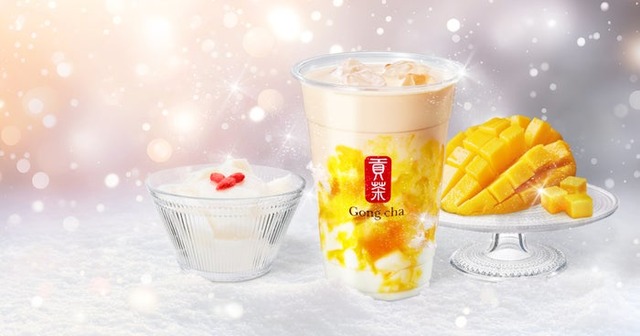 雪見杏仁 マンゴーミルクティー（提供写真）