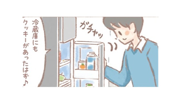 「ちびっ福」はいろんな場所に現れる…例えばクッキーを食べようと冷蔵庫を開けると…【あなたとくらし隊！ちびっ福 #１】