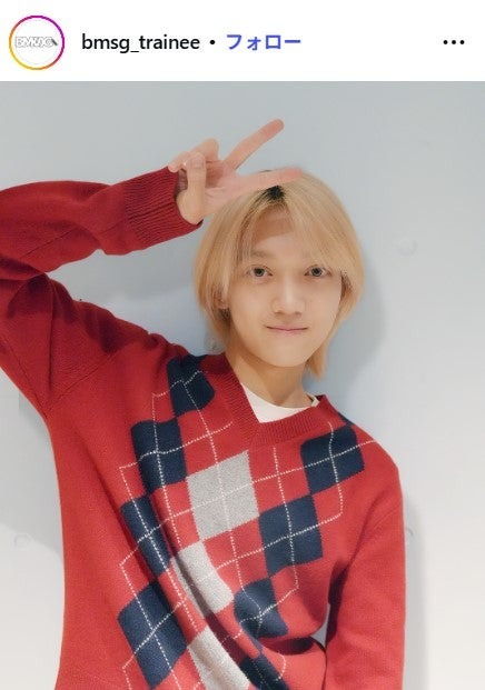 TAICHI（タイチ）／BMSG TRAINEE Official Instagramより