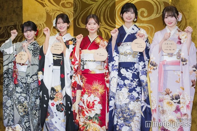 瀬戸口心月、奥田いろは、菅原咲月、五百城茉央、愛宕心響／乃木坂46成人式（C）モデルプレス