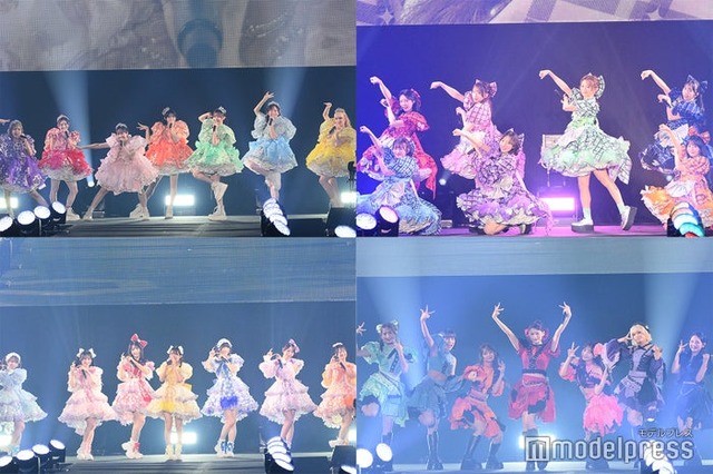 （左から時計回りに）FRUITS ZIPPER、CUTIE STREET、CANDY TUNE、SWEET STEADY（C）モデルプレス