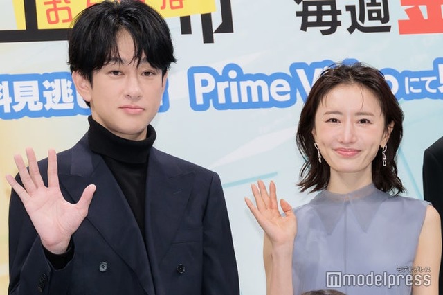 「元科捜研の主婦（おんな）」記者会見に登壇した横山裕、松本まりか（C）モデルプレス