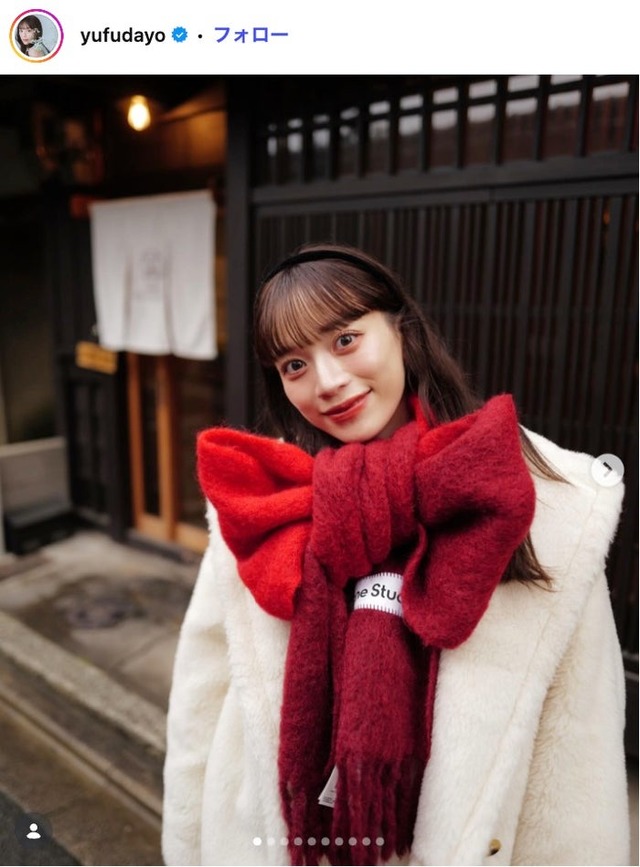 由布菜月Instagramより