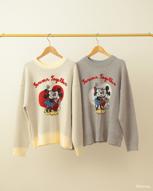 ミッキー＆フレンズ/ジャガードニットプルオーバー￥6,990