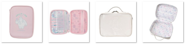 ポーチ　2,500円/ バニティポーチ　4,200円© Disney