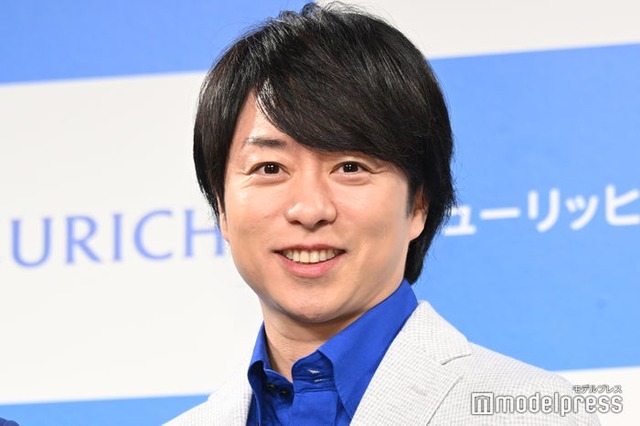 保険会社の新CM発表会に出席した櫻井翔（C）モデルプレス