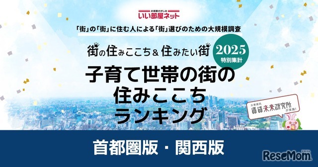 子育て世帯の街の住みここちランキング2025＜首都圏版＞