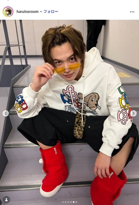 イメチェン前の今井暖大／今井暖大Instagramより