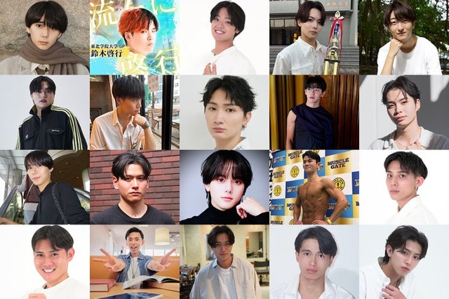 「MR OF MR CAMPUS CONTEST 2026」準決勝進出者（提供写真）