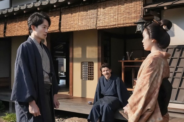 濱正悟、トミー・バストウ、高石あかり「ばけばけ」第85話（C）NHK