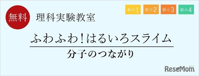 理科実験教室「ふわふわ！はるいろスライム」