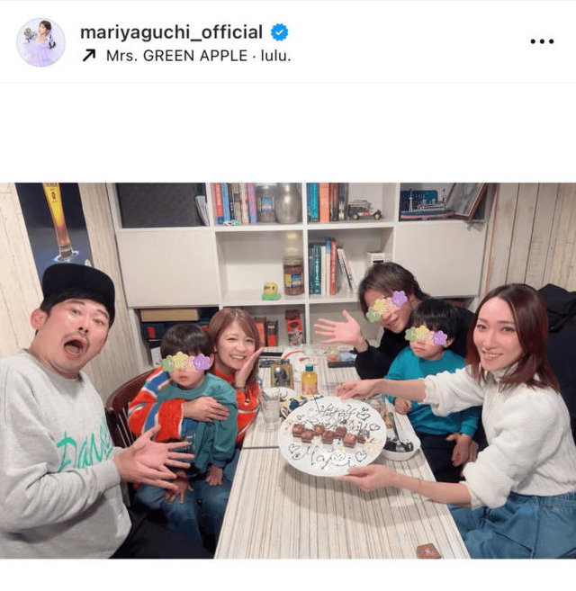 矢口真里、家族＆友人らにお祝いしてもらった43歳バースデーSHOT公開「いっぱい笑いました」