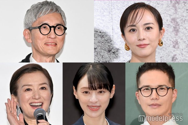 （上段左から）松重豊、比嘉愛未（下段左から）鈴木京香、栗山千明、市原隼人（C）モデルプレス