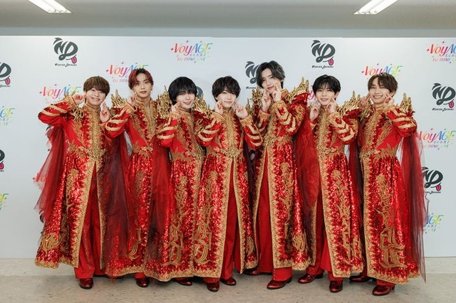 なにわ男子（左から）大橋和也、高橋恭平、大西流星、西畑大吾、道枝駿佑、長尾謙杜、藤原丈一郎（提供写真）