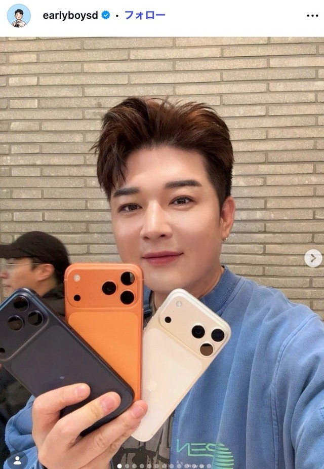 シンドンInstagramより