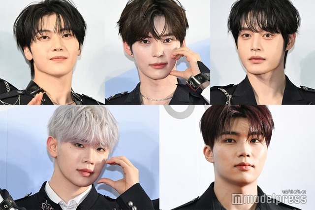 （上段左から時計回りに）ソク・マシュー、ソン・ハンビン、キム・ジウン、パク・ゴヌク、キム・テレ（C）モデルプレス