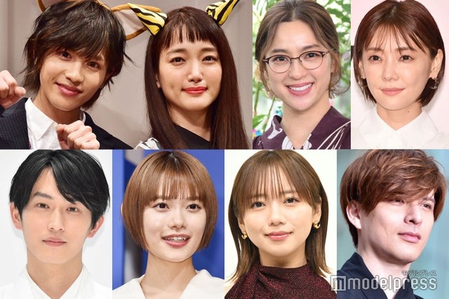 （上段左から）城田優、入山法子、中村アン、倉科カナ（下段左から）杉野遥亮、杉咲花、齊藤京子、城田優（C）モデルプレス