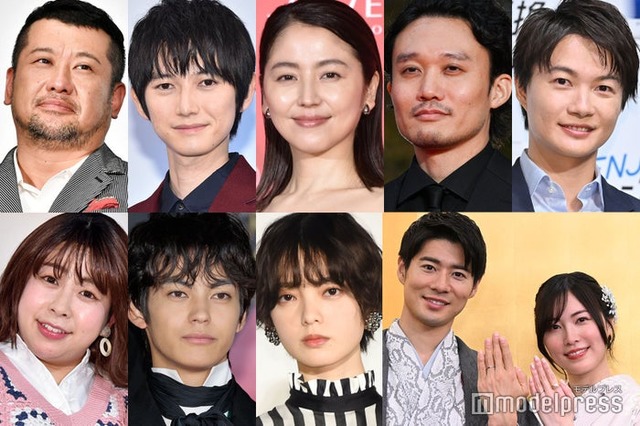「2026年に結婚を発表した有名人」（上段左から）ケンドーコバヤシ、本郷奏多、長澤まさみ＆福永壮志、神木隆之介（下段左から）餅田コシヒカリ、神尾楓珠＆平手友梨奈、松井珠理奈＆辻本達規（C）モデルプレス