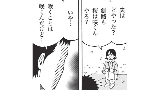 昔から家族で通っている神戸の穴場スポットでお花見。夫に北海道の花見について尋ねると？【北のダンナと西のヨメ #６】