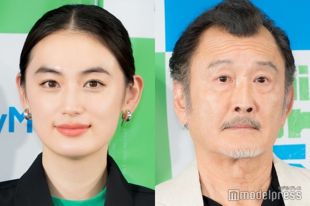 イベントに出席した八木莉可子、吉田鋼太郎（C）モデルプレス