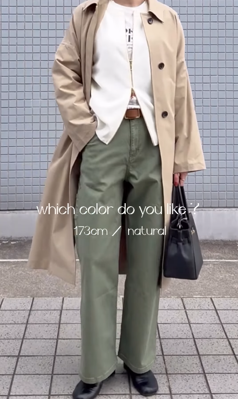 脚長効果も抜群。シルエットで魅せる大人のためのペインターパンツ。【40代の毎日コーデ】