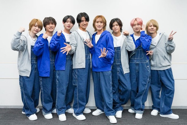 B&ZAI／（左から）今野大輝、稲葉通陽、本高克樹、鈴木悠仁、橋本涼、菅田琳寧、川崎星輝、矢花黎（提供写真）