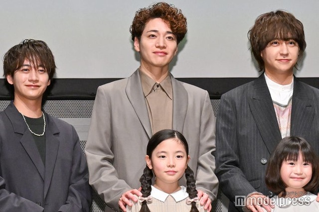 舞台「⼩さな神たちの祭り」製作発表に出席した藤井直樹、福田悠太、八乙女光ほか（C）モデルプレス