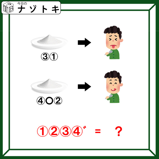 クイズです！「二つの粉の正体を考えましょう」文字数と男性のリアクションがポイント！【難易度LV２.・甘口】
